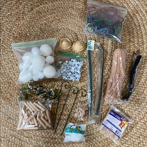 Large lot of various types of craft items.